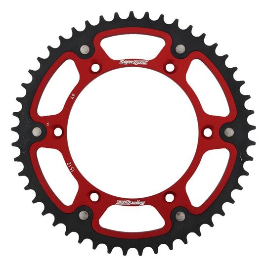 Rozeta SUPERSPROX STEALTH RST-1512:49-RED červené 49T, 520