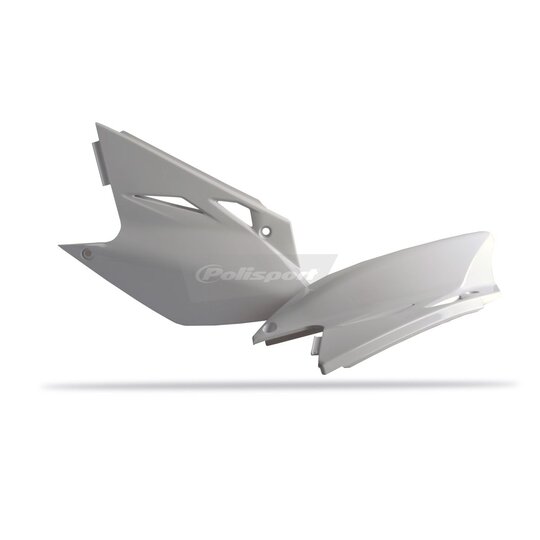 Bočné číslové tabuľky POLISPORT 8603100001 (pár) biela