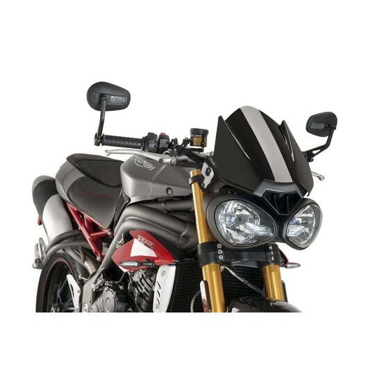 Plexi na motorku PUIG NEW. GEN SPORT 8929N čierna