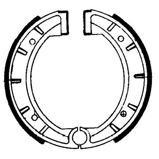 Brzdové čeľuste FERODO 225129108