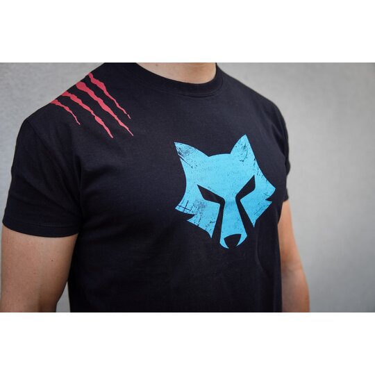 Moteam tričko - 2025 / black-cyan - 25_black_cyan (5) (Medium)