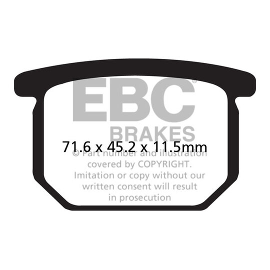 Brzdové obloženie EBC FA065V