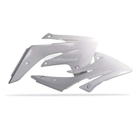 Spojler chladiča POLISPORT (pár) biela