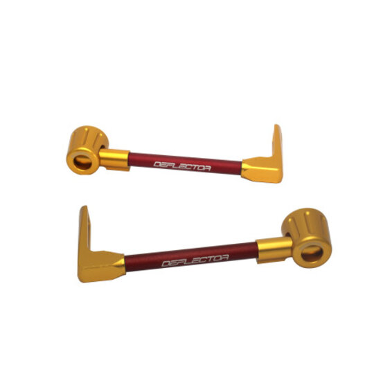 Lever guard ACCOSSATO with red hose and joint right + left , aluminium