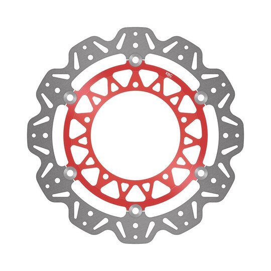 Brzdový kotúč EBC VR2124RED červená