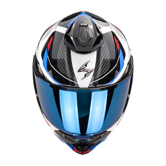 Scorpion prilba exo-1500 air - sleek / white-red-blue - B_scorpionEXO1500A_SLEEK_WhiRedBlu