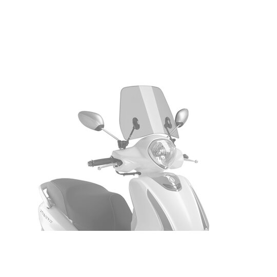 Plexi na motorku PUIG TRAFIC 20747W priehľadná