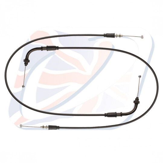 Lanko plynu Venhill K02-4-103-BK s nízkym trením