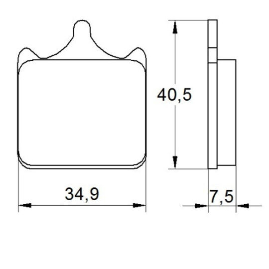 Brzdové obloženie ACCOSSATO AGPA112 ST