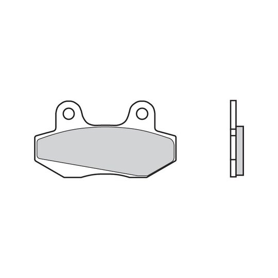 Brzdové obloženie BREMBO 07027 CC SCOOTER