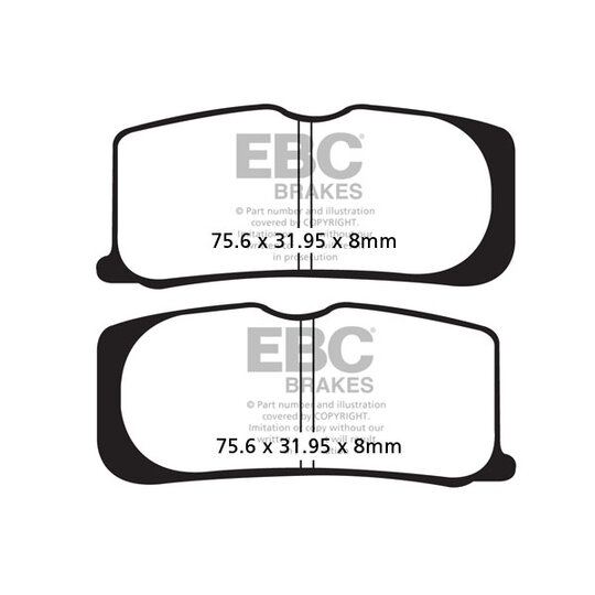 Brzdové obloženie EBC FA474V