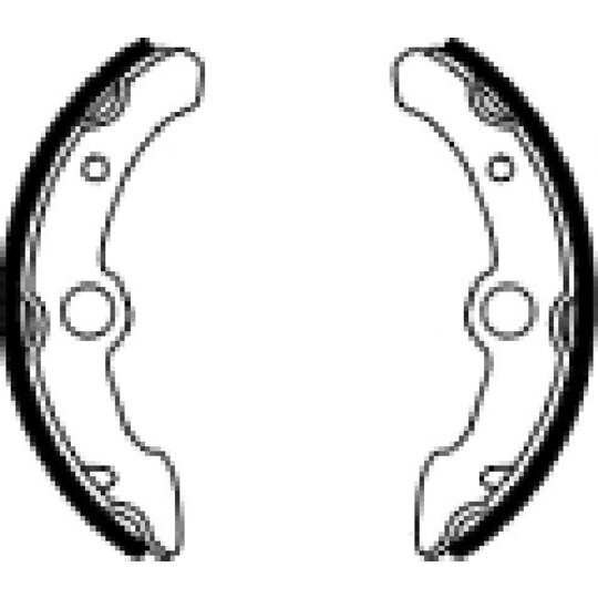 Brzdové čeľuste FERODO 225129224