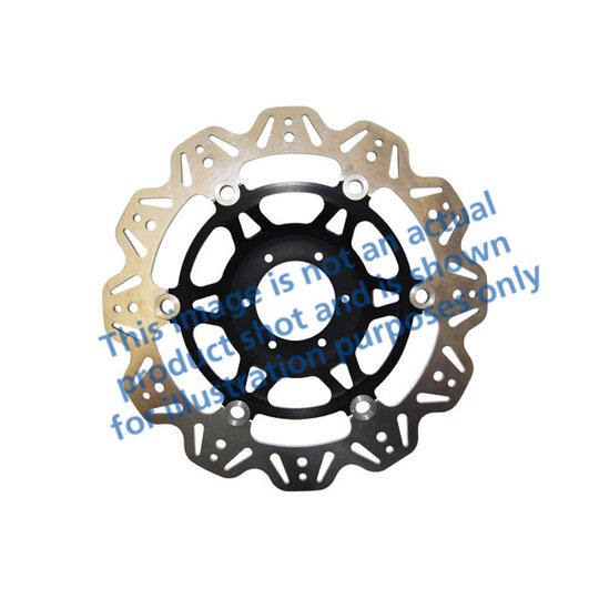 Brzdový kotúč EBC VR1014BLK čierna