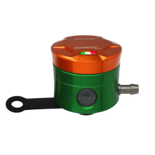 Nádržka na  brzdovú kvapalinu ACCOSSATO CNC-worked straight bracket included oranžová