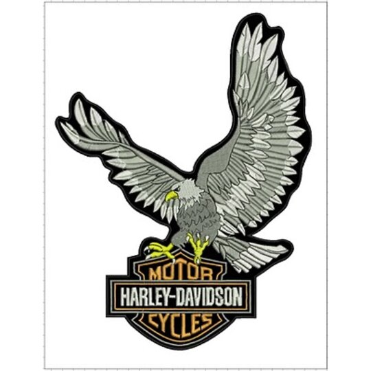 Nášivka orol H-D veľká
