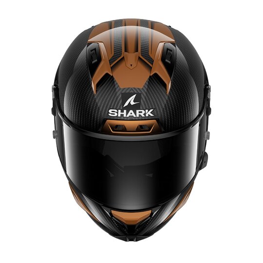 Shark prilba aeron - carbon skin / dcd - 3_AERON_CARBON-SKIN_DCD_front_GLOSSY_HE0102DCD (Custom)