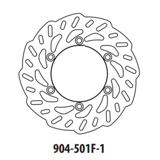 Brzdový kotúč GOLDFREN 904-501F-1 predné 260 mm