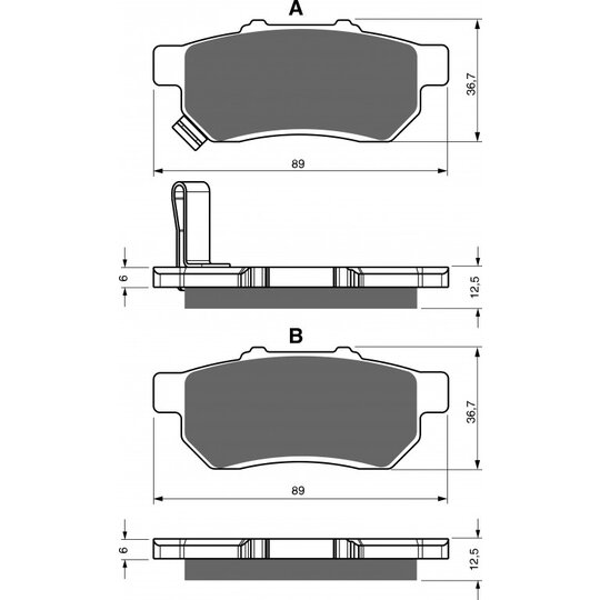Brzdové obloženie GOLDFREN 340 AD