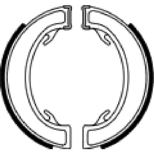 Brzdové čeľuste FERODO 225129216