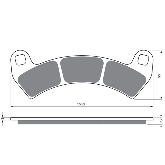 Brzdové obloženie GOLDFREN 391 AD