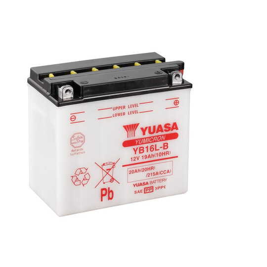 Yumicron battery NO ACID YUASA YB16L-B