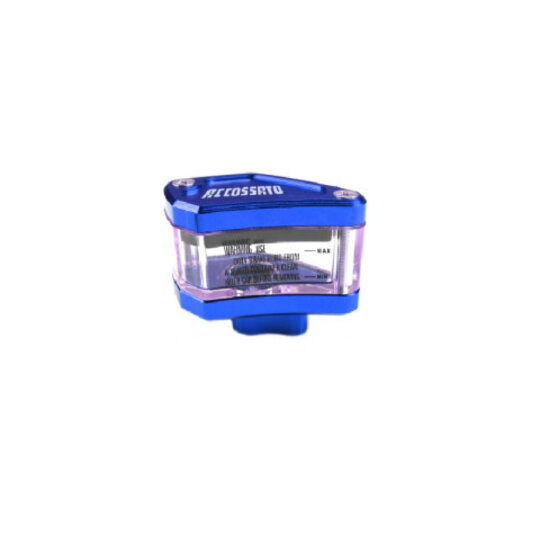 Fluid reservoir ACCOSSATO See through vertical or horizontal oil spills included modrá