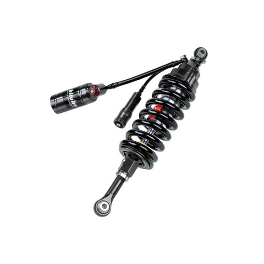 Tlmič BITUBO adjustable: hydraulic spring preload, rebound, double compression, length black spring