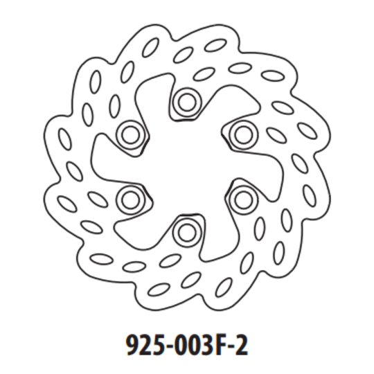 Brzdový kotúč GOLDFREN 925-003F-2 predné 180 mm