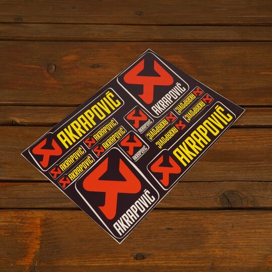 Set nálepiek a4 - akrapovic 1 - NA4AKR1 (Custom)