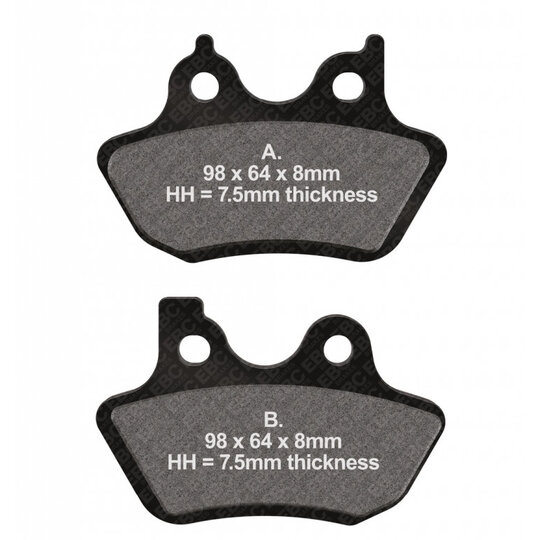 Brzdové obloženie EBC FA400VLD