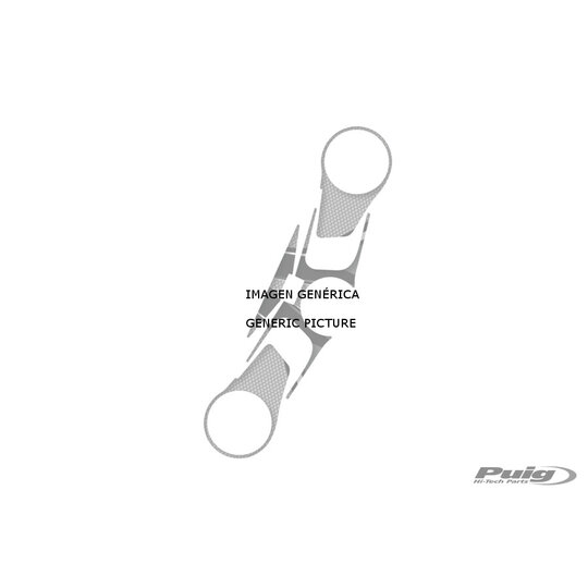 Ochranné nálepky na "okuliare" PUIG RADIKAL 3650U sivá