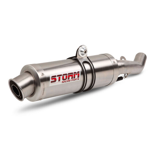 Koncovka výfuku, uchytená skrutkami STORM GP S.014.LXS nerez