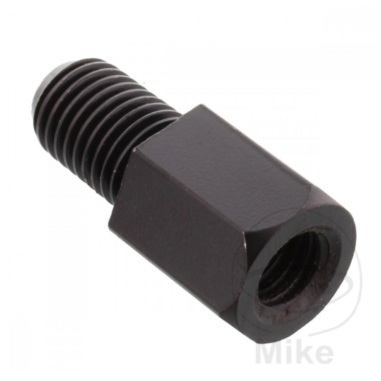 Adaptér  na  zrkadlo JMP čierna M10x1,25 mm ľavé na M8 ľavé