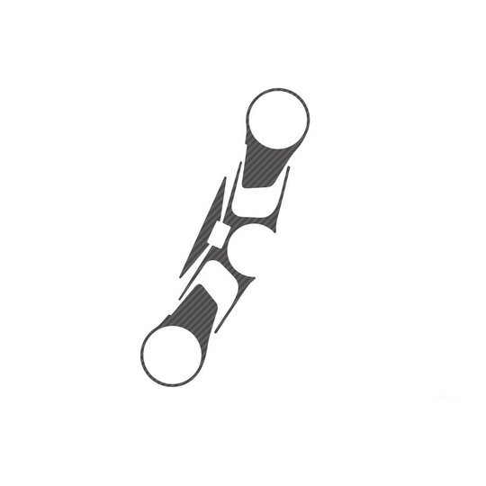 Ochranné nálepky na "okuliare" PUIG X-TREME 5543C karbónový vzhľad