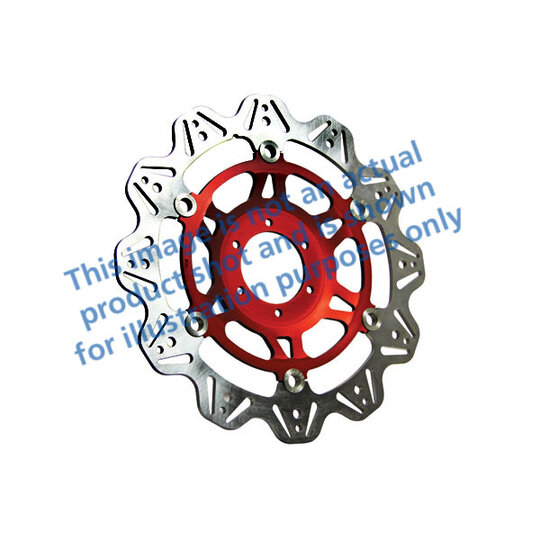 Brzdový kotúč EBC VR2074RED červená