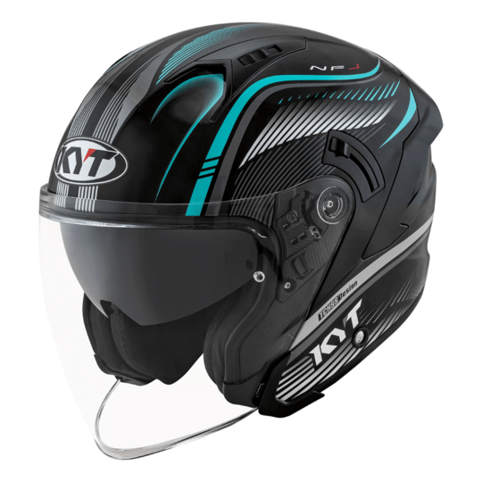 KYT NF-J - Radar Aqua Blue "XS" a "M"
