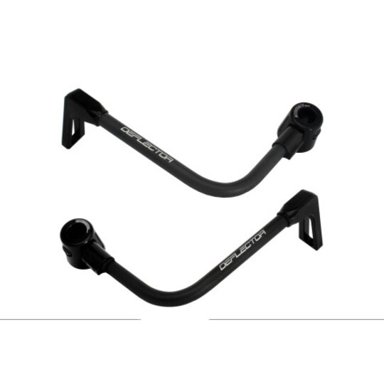 Lever guard ACCOSSATO with black hose and joint right + left , aluminium