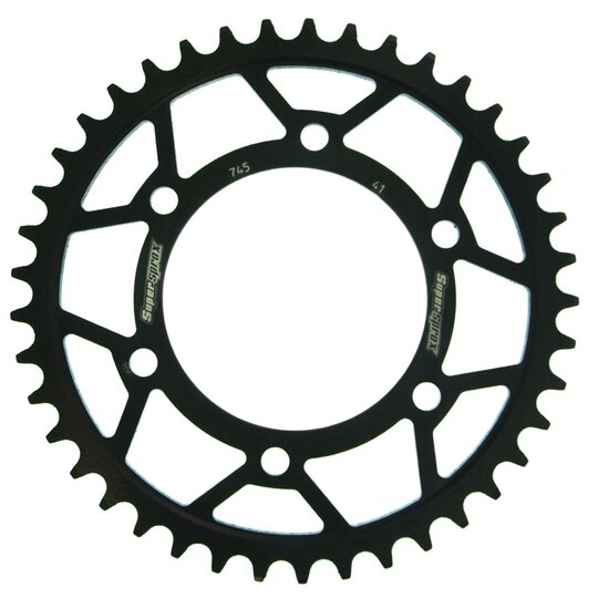 Reťazová rozeta SUPERSPROX RFE-745:41-BLK čierna 41T, 525