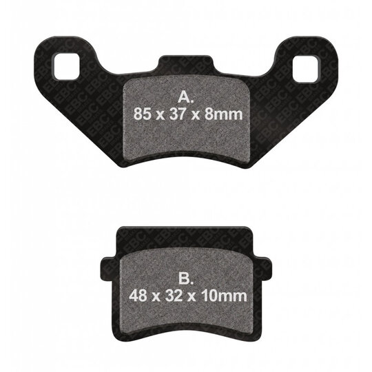 Brzdové obloženie EBC FA416TT