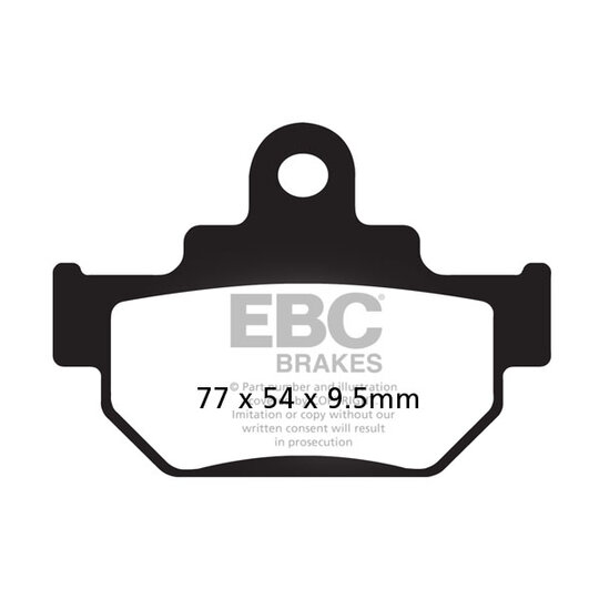 Brzdové obloženie EBC FA106/2TT