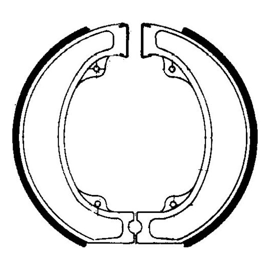 Brzdové čeľuste FERODO 225129043