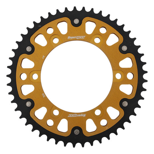 Reťazová rozeta SUPERSPROX STEALTH RST-300:49-GLD zlatá 49T, 525