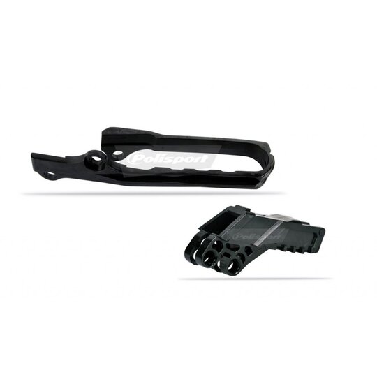 Sada vodítko reťazi/lízatko reťazi POLISPORT čierna