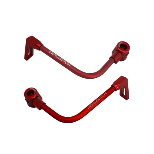 Lever guard ACCOSSATO with red hose and joint right + left , aluminium