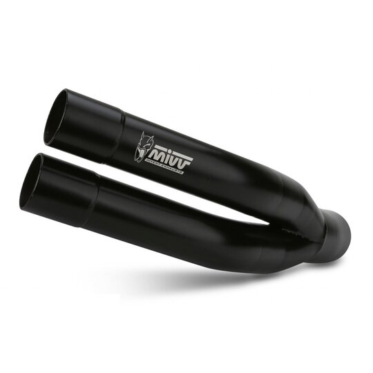 Koncovka výfuku MIVV DOUBLE GUN K.045.LDGB Oceľovo čierna