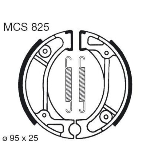 Brzdové čeľuste LUCAS MCS 825