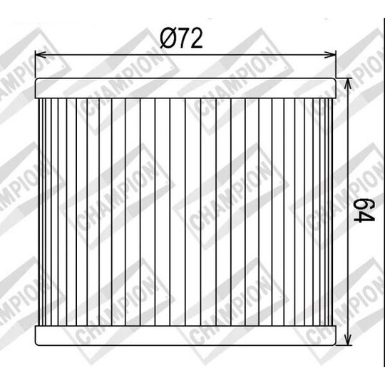 Olejový filter CHAMPION COF033 100609275