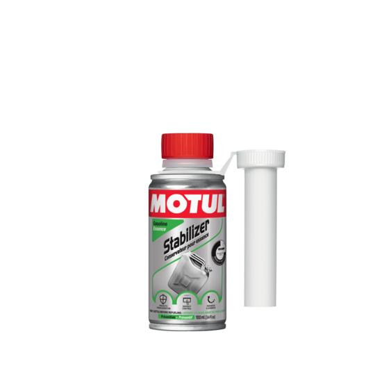 Motul stabilizátor benzínu 100ml / na 80l - MOTUL_112167_STABILIZER GASOLINE AUTO 12X0,100L EFS_png