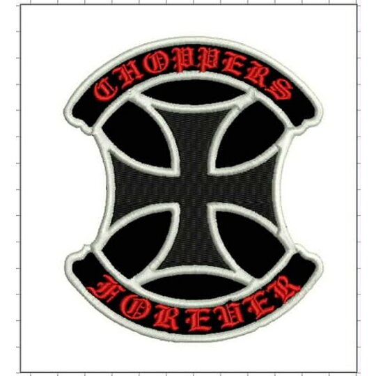 Nášivka choppers štít veľká 1