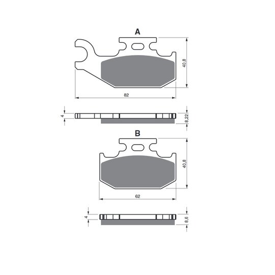 Brzdové obloženie GOLDFREN 374 K5